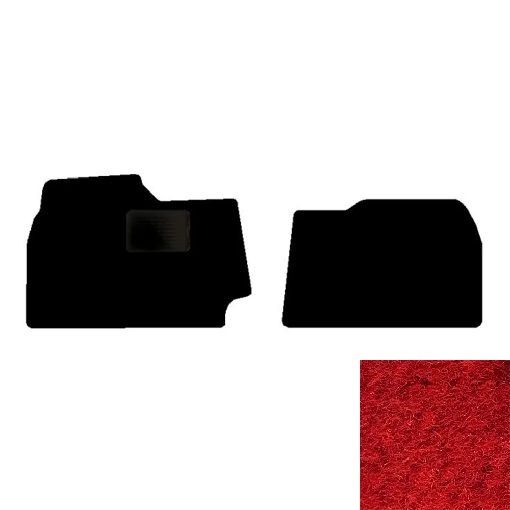 2-Piece Premium Floor Mat Set for KW T2000/T700 in Red