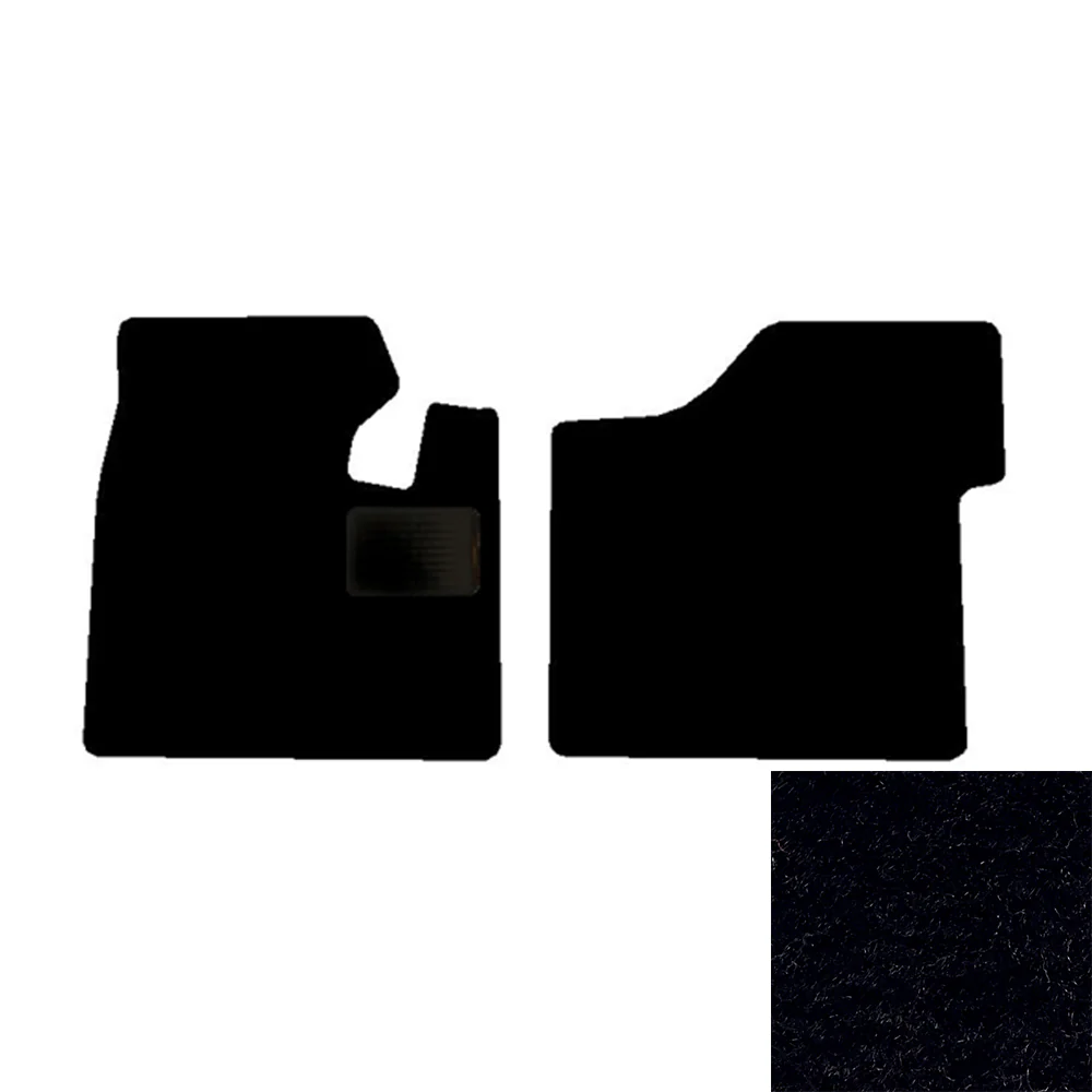 2-Piece Premium Floor Mats for Kenworth T680 in Black