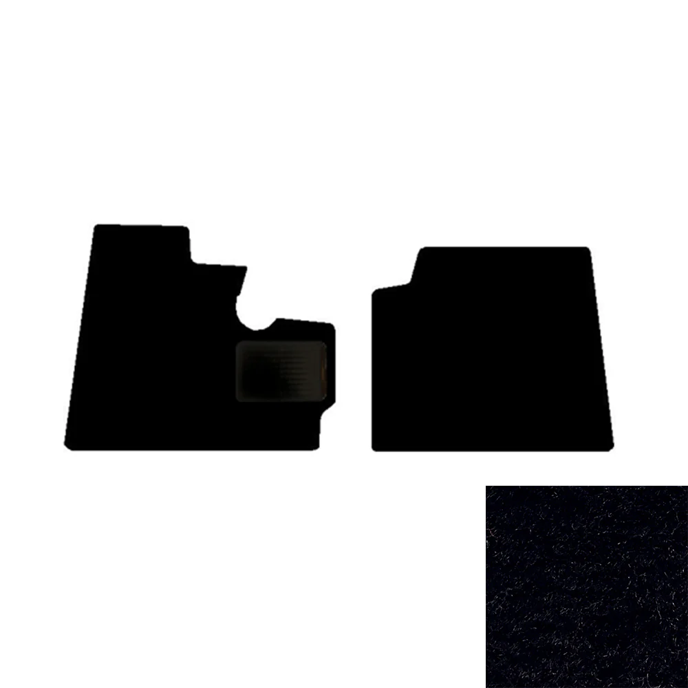 2-Piece Premium Floor Mats for KW T600/T800/W900 in Black