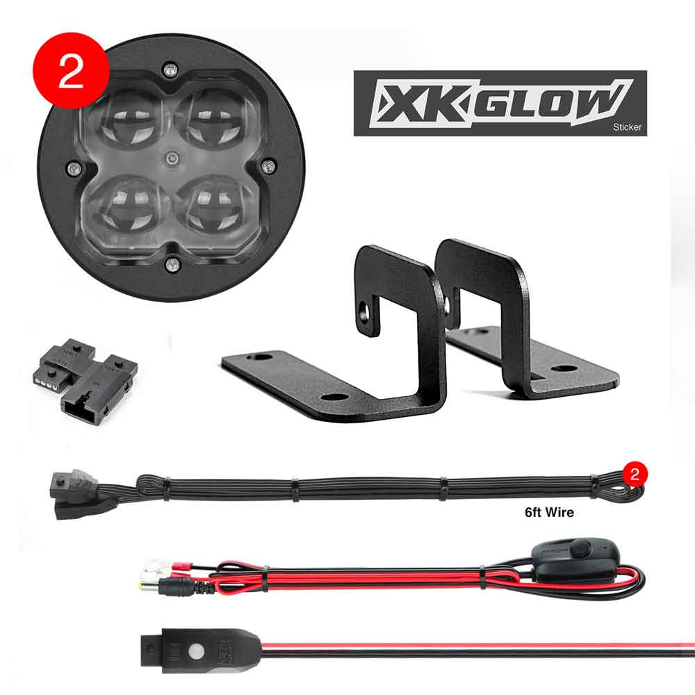 2 Piece XKChrome Driving Fog Light Kit - Image 4