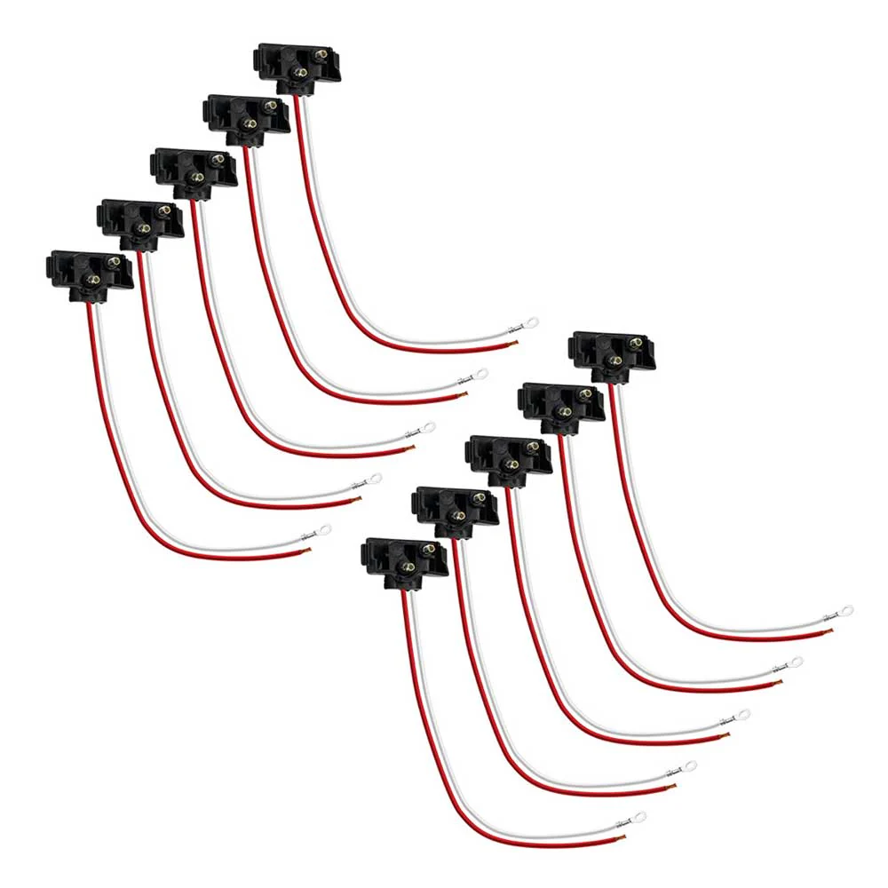 2 Prong Pigtail Plug 12" Lead - 10 Pack - Image 4