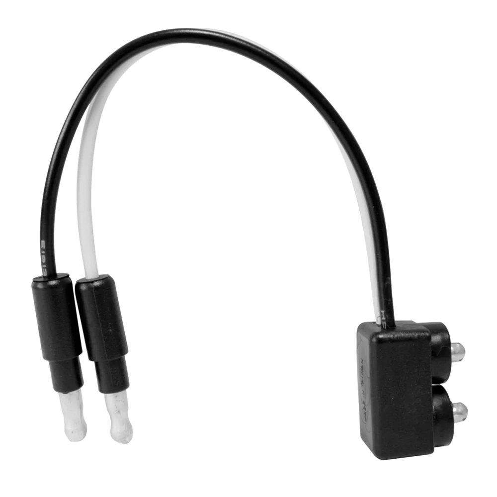 2 Prong Plug to Double Bullet Plug Adapter