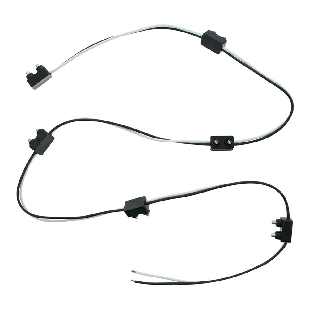 2 Prong Plug Wiring Harness With 6" Lead Between Plugs - 6 Plugs