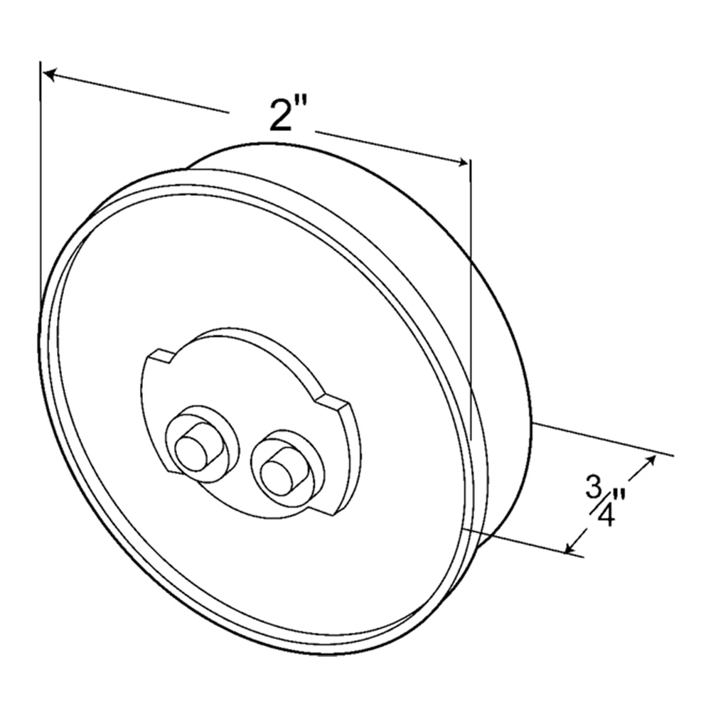 2" Round 9 LED Hi Count ® Light - Image 3