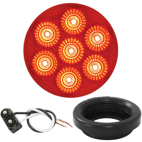 2" Spyder LED Marker Light with Grommet and Plug - Image 4