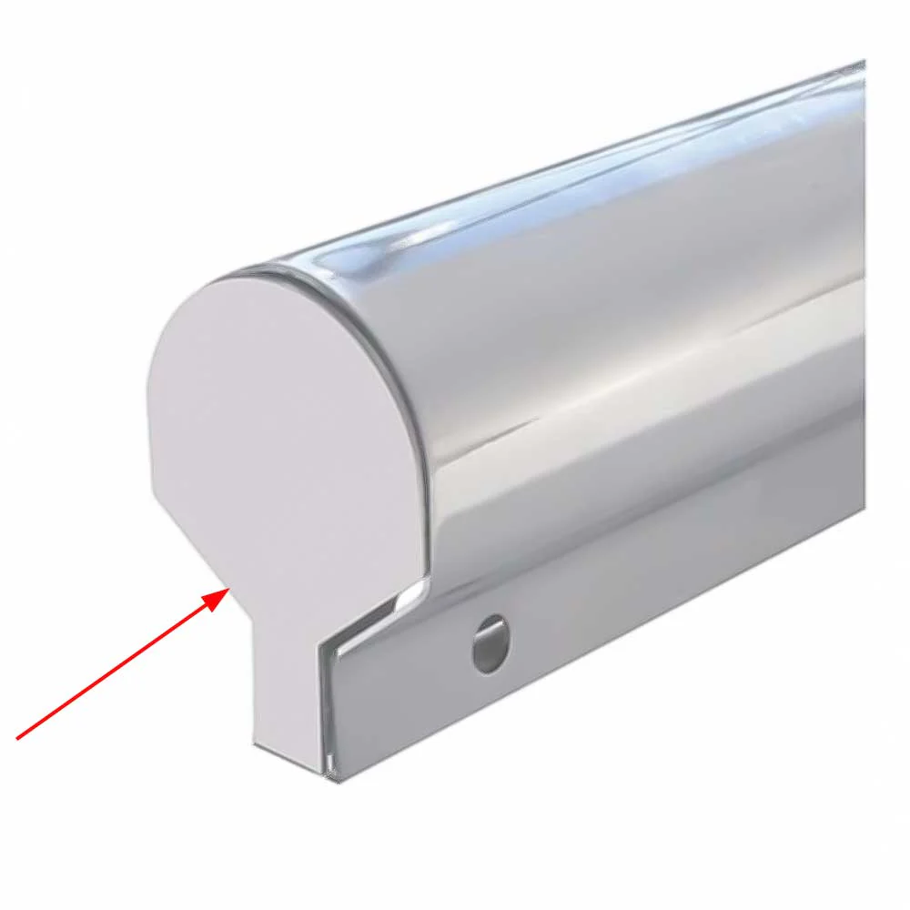 2" Stainless Steel Mud Flap Hanger End Plug