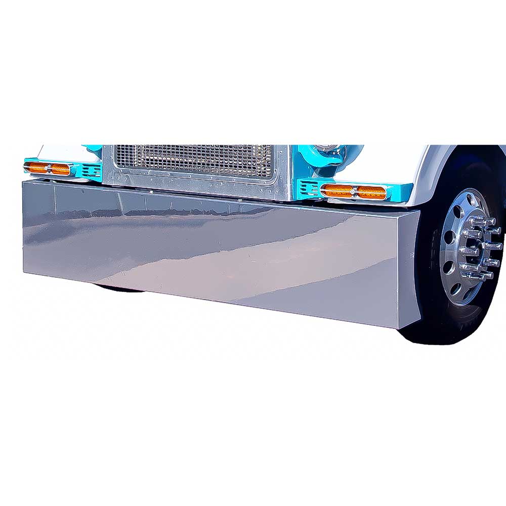 20" American Eagle Square Stainless Steel Blind Mount with Long Fender Bumper