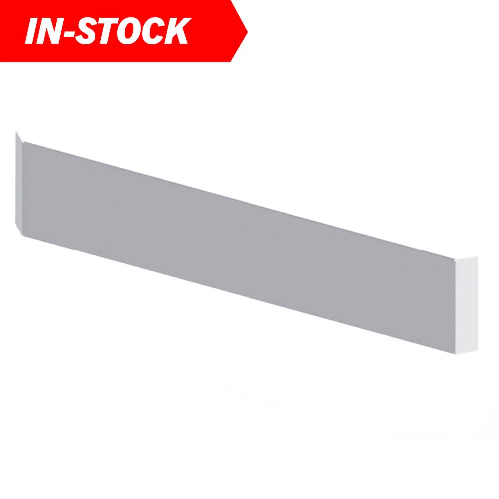 20" Chrome Plated Mitered End Bumper with Blind Mount for Peterbilt, Kenworth, Freightliner - Image 2