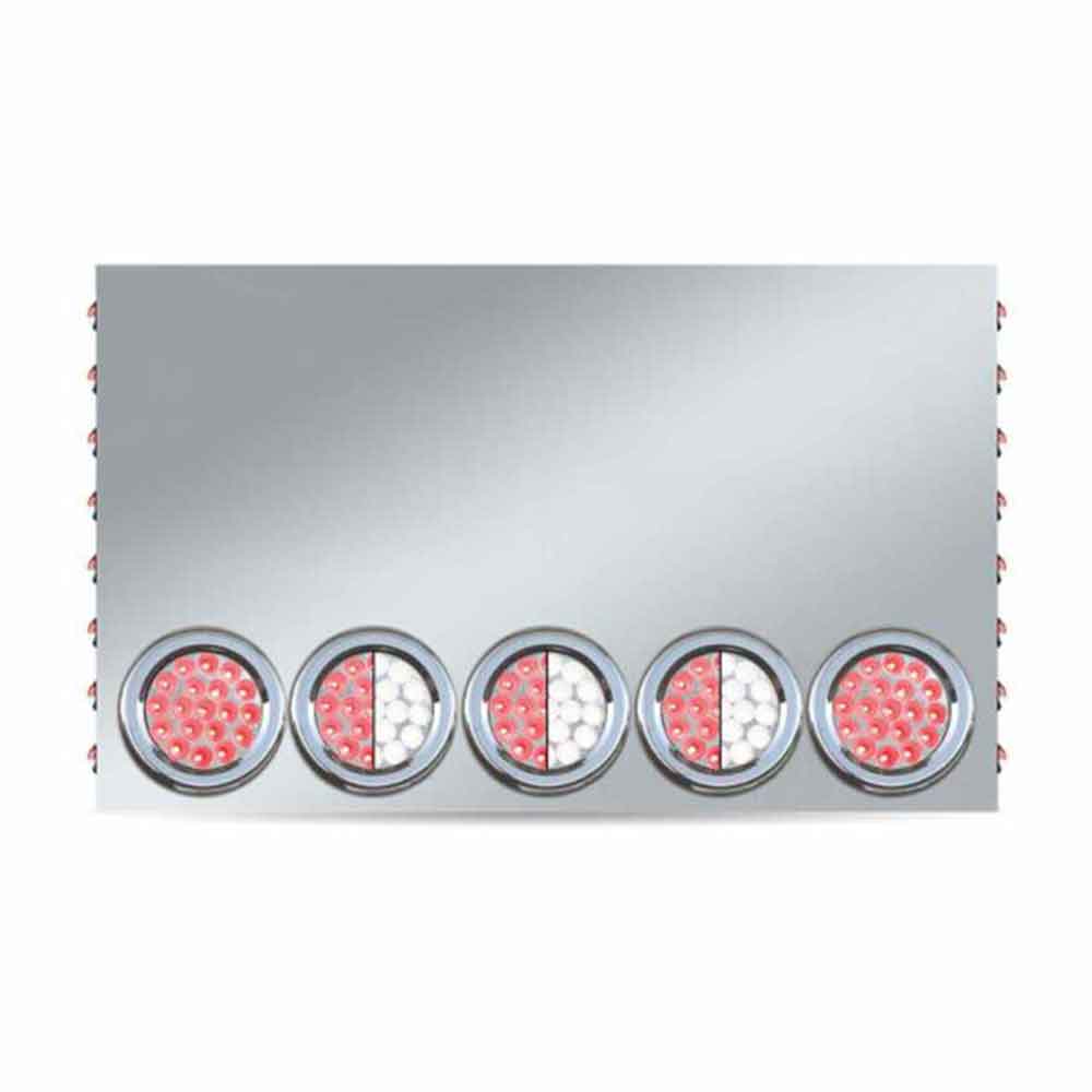 20" Drop Center Panel with 4" and 3/4" Clear Lens LEDs
