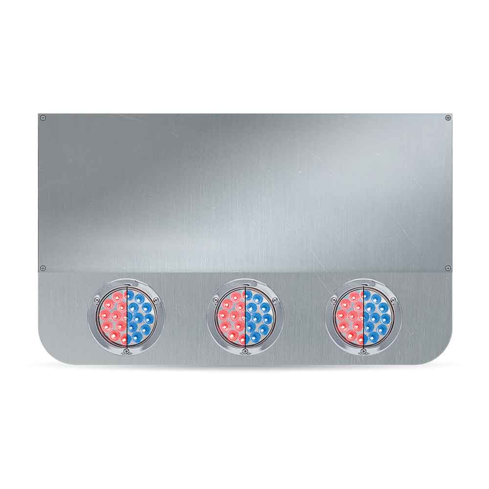 20" Drop Center Panel with Eight 4" Red/Blue LEDS - Image 2