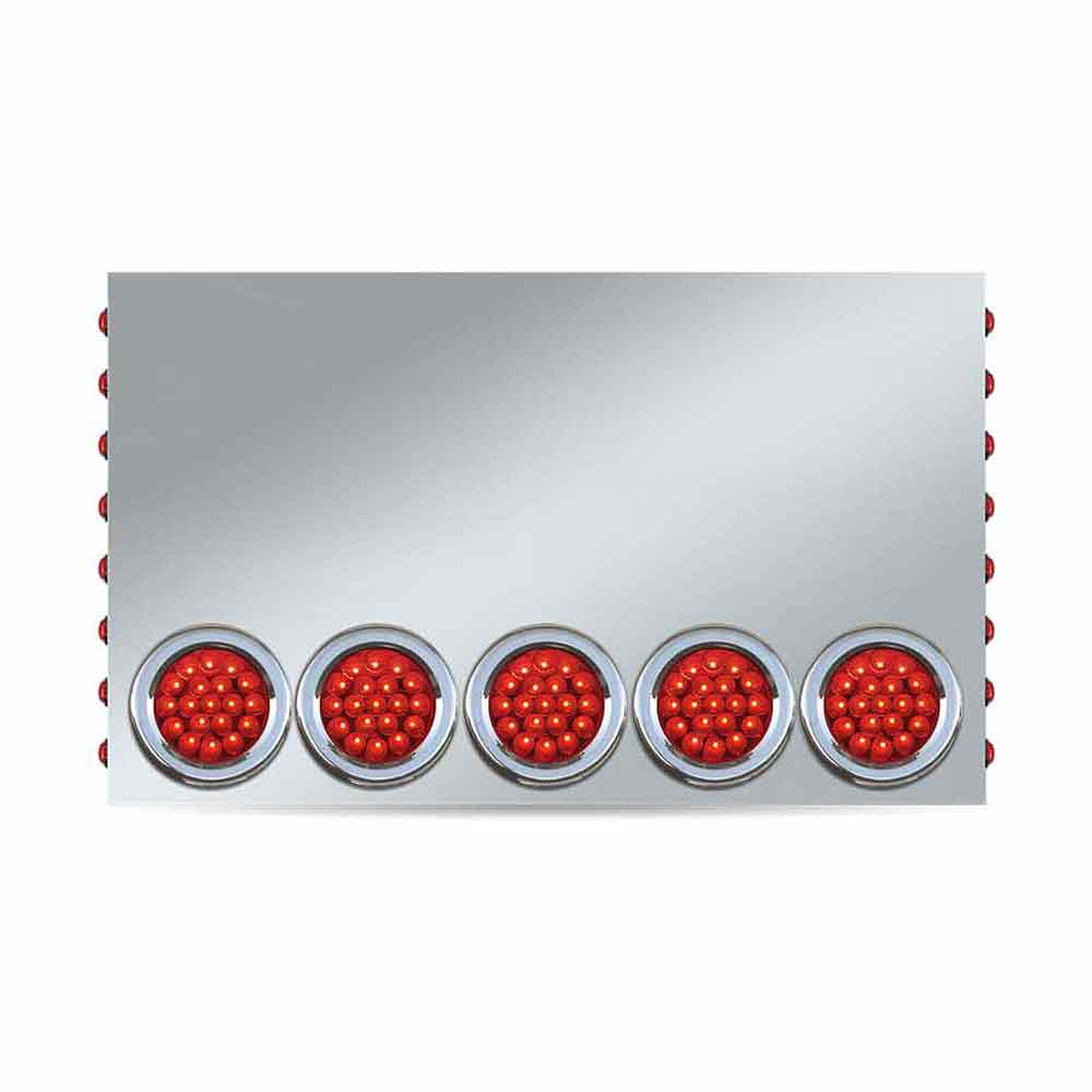 20" Drop Rear Center Panel with 4" and 3/4" LEDs