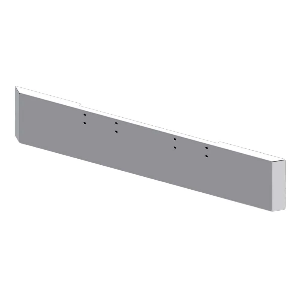 20" Mitered End Chrome Plated Bumper for Peterbilt 359