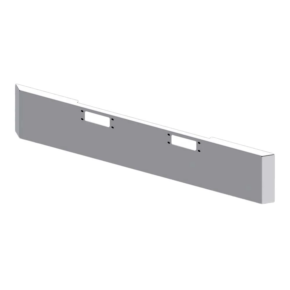 20" Mitered End with Tow Holes Chrome Plated Bumper for Peterbilt 359