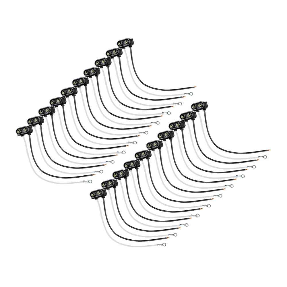 20 Pack Two Prong Wiring Plug