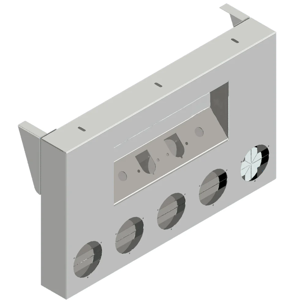 20" Rear Center Panel with Air Line Box