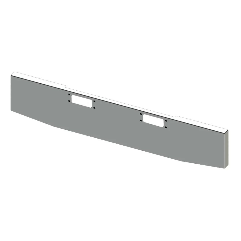 20" Tapered Boxed End with Tow Holes Chrome Plated Bumper for Peterbilt 359
