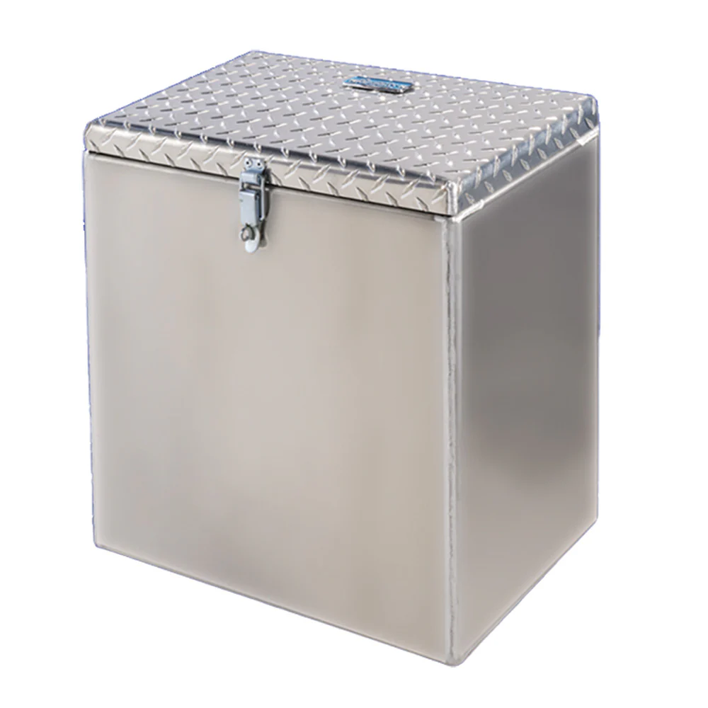 20" x 18 x 12 Side Fairing Box with Diamond Plated Door