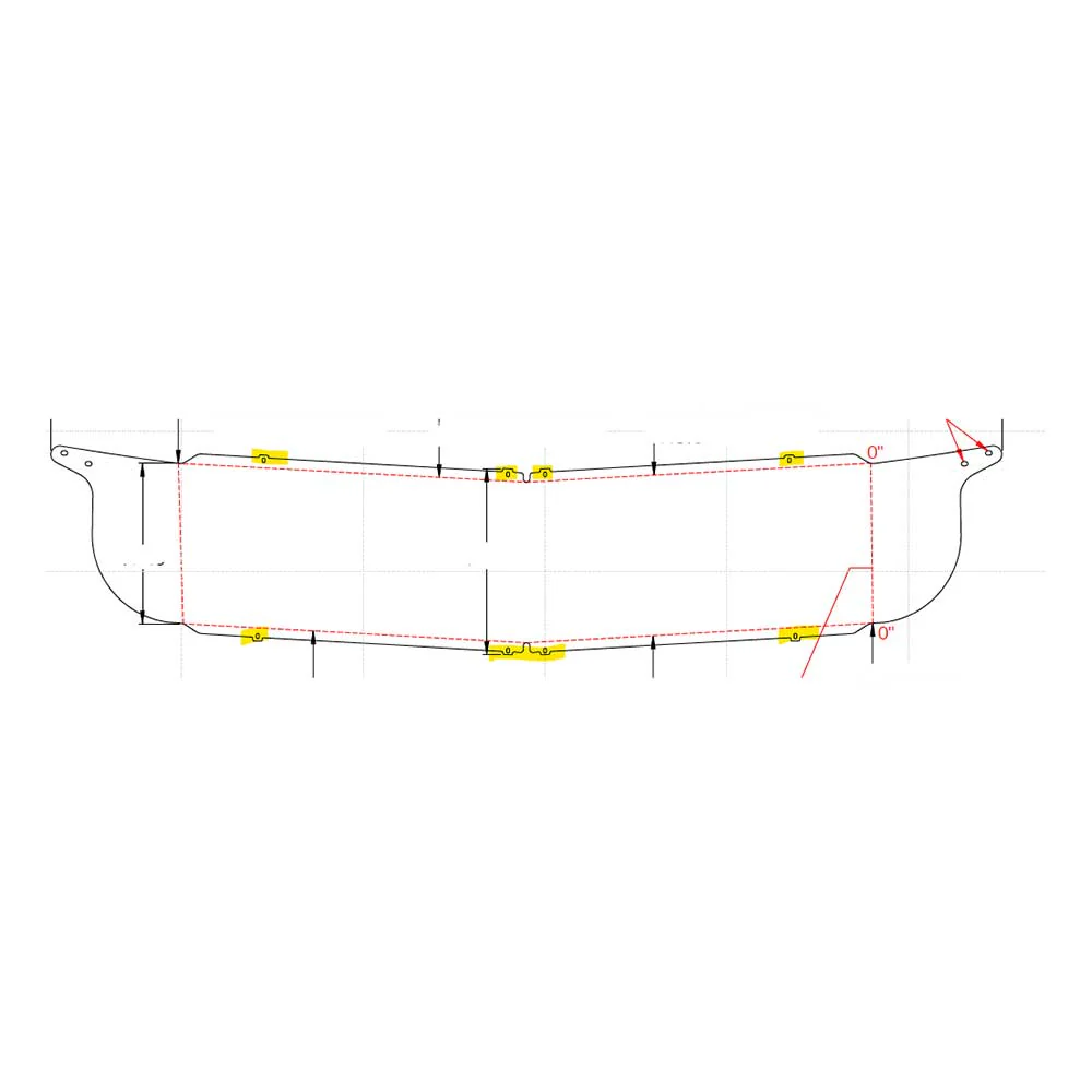 2008 - 2021 KW T170, T270, T370 Stainless Steel 9" Blind Mount Drop Visor - Image 2