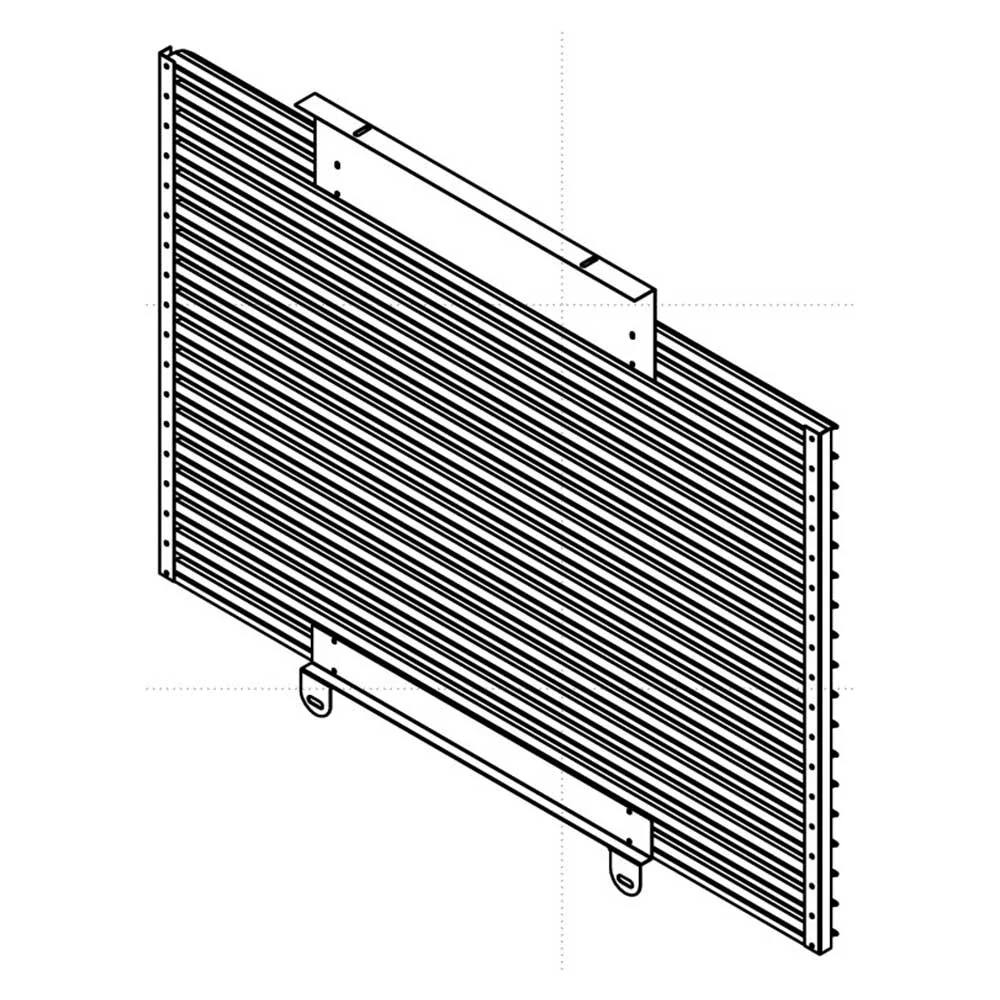 2011-2016 Freightliner Coronado Stainless Steel Grill Insert with 18 Louvers - Image 4