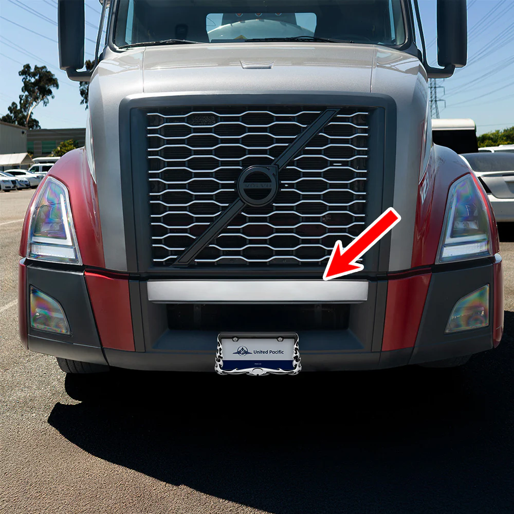 2018+ Volvo VNL ABS Center Bumper Trim