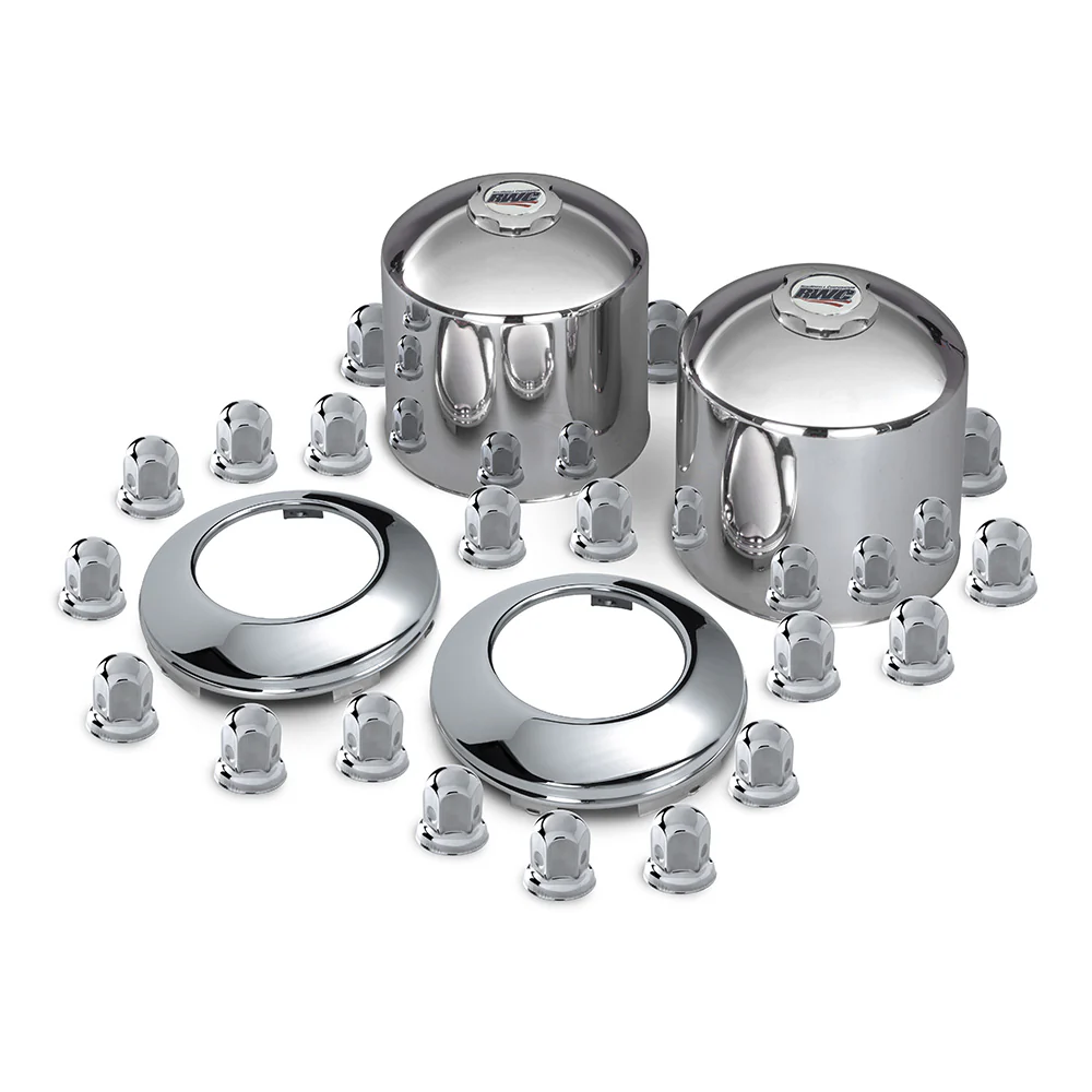 2019 and Newer International CV & Chevrolet Silverado Trucks Front & Rear Open Center Axle Cover Kit - Image 2