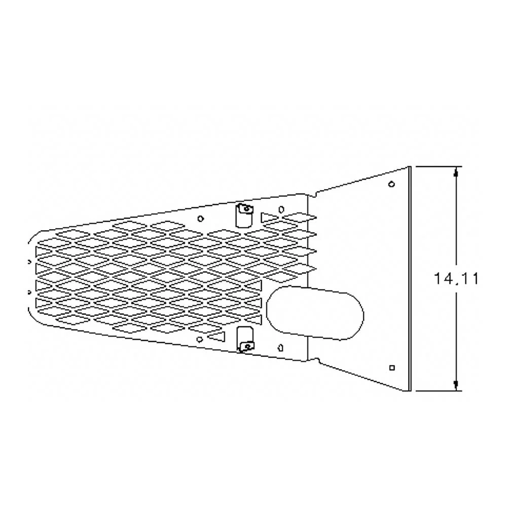 2022+ WS 47X, 49X, 57X SS Air Intake Screen with Red LED Light Marker Bar - Image 3