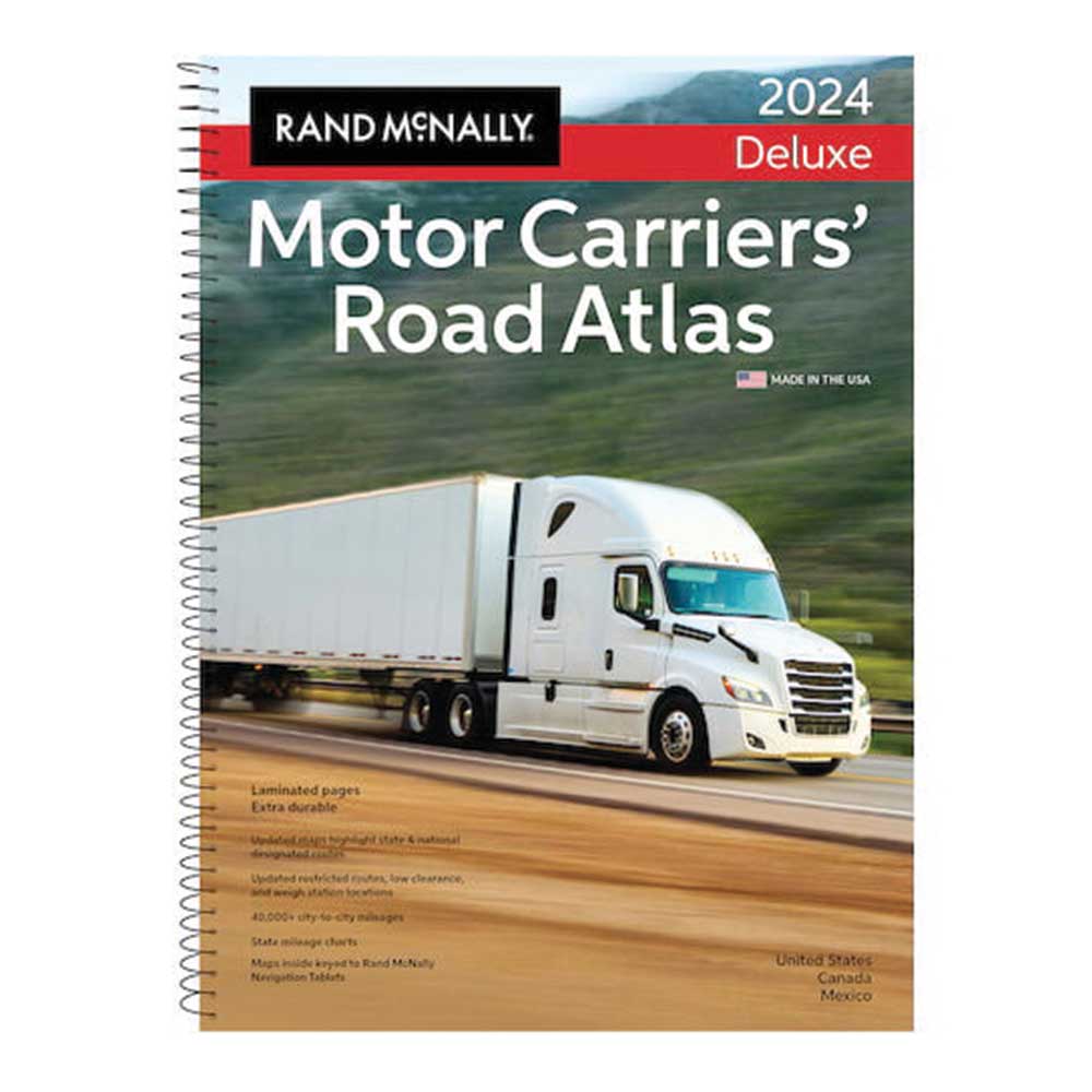 2024 Rand McNally Deluxe Motor Carriers' Road Atlas