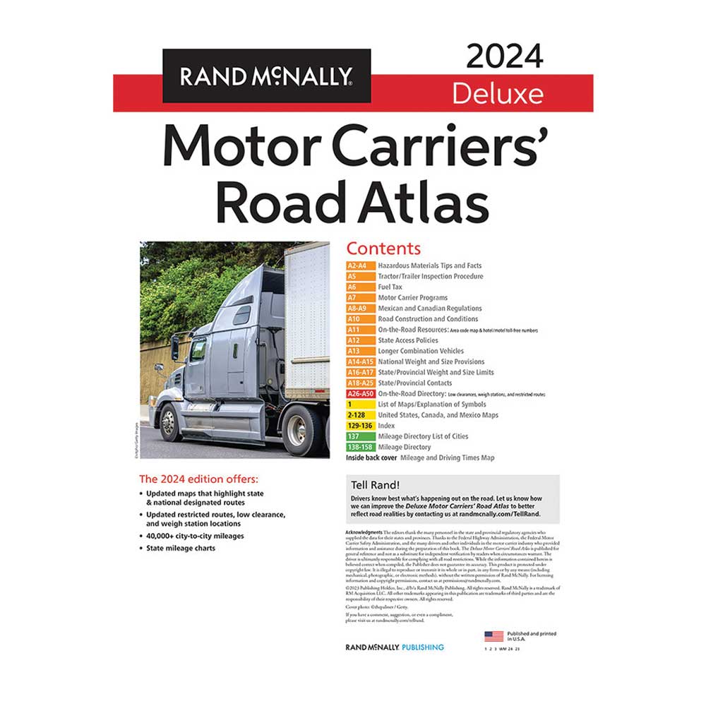 2024 Rand McNally Deluxe Motor Carriers' Road Atlas - Image 2