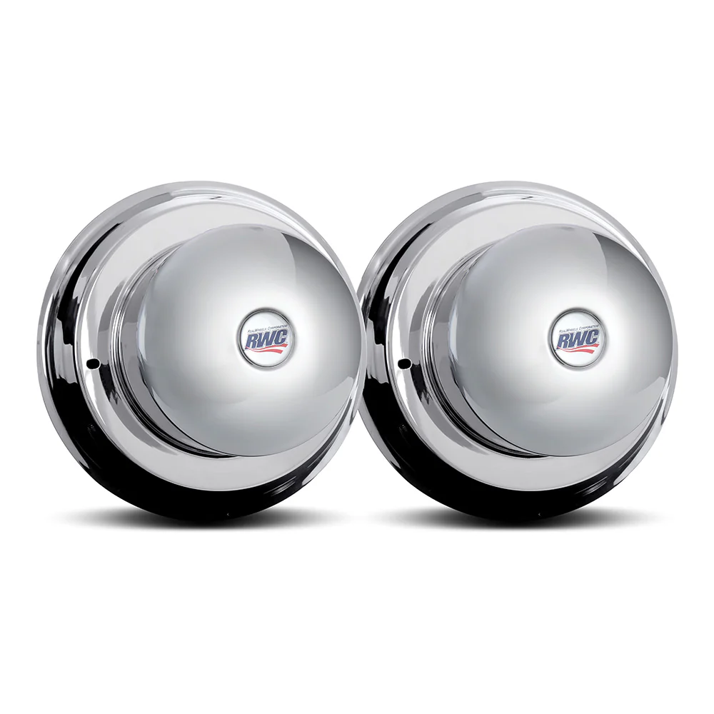 22-1/2", 24-1/2" Universal Stainless Steel Smooth Face Cover-Up for Rear Hub Covers