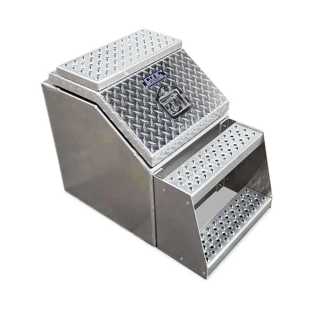 22" Big Mouth Diamond Plate Step Box
