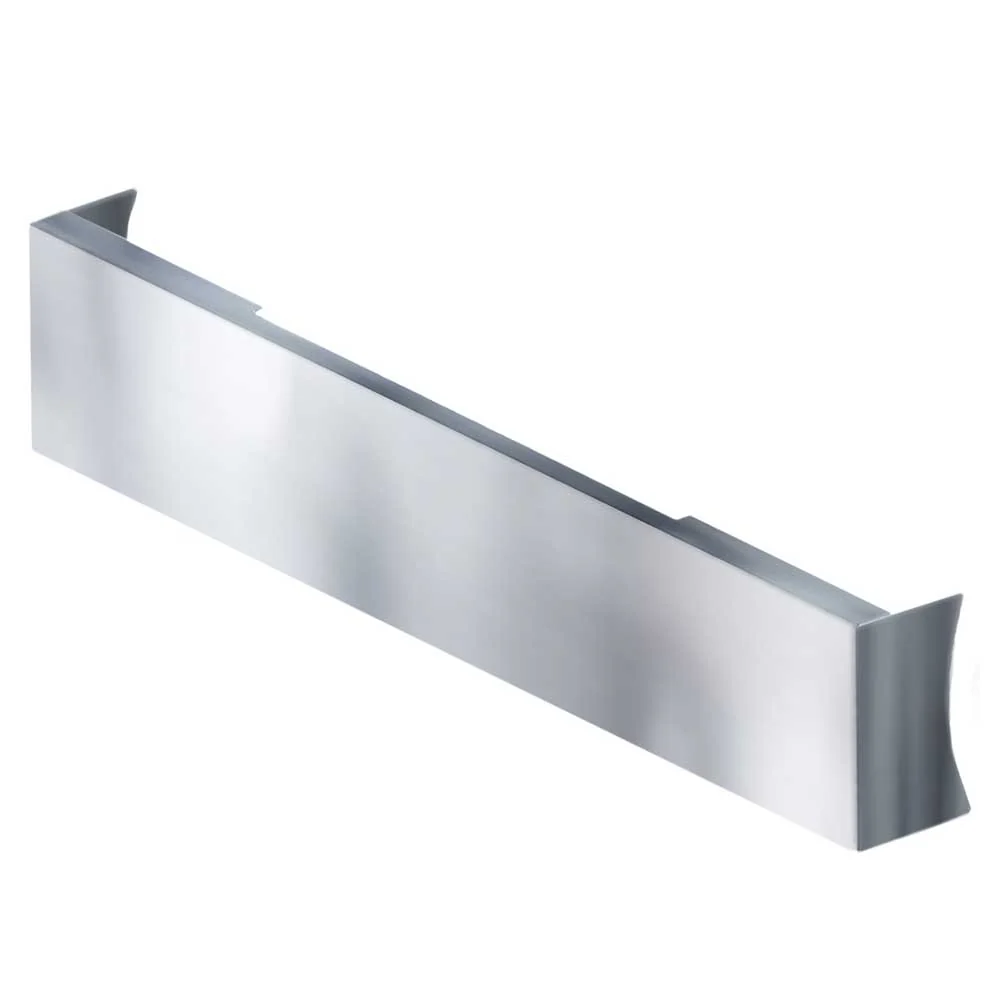 22" Chrome Plated American Eagle Bumper with Blind Mount for Peterbilt and Kenworth