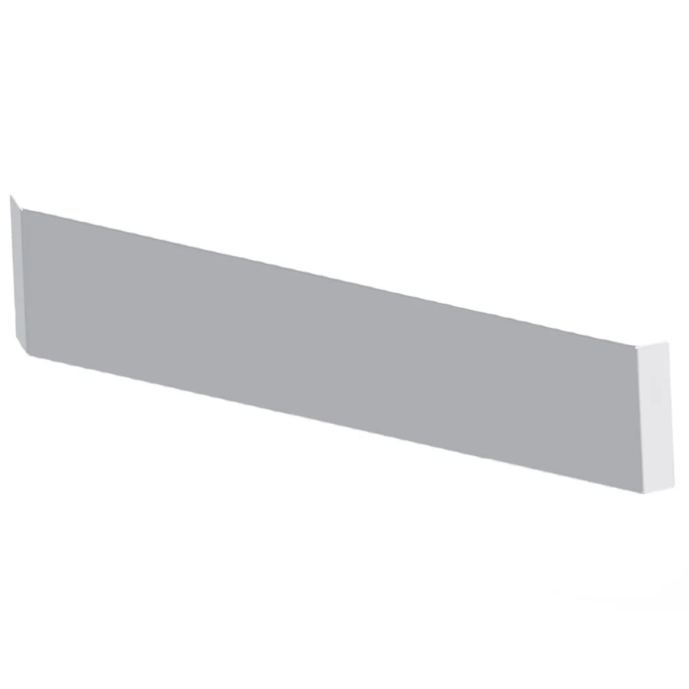 22" Chrome Plated Mitered End Bumper with Blind Mount for Peterbilt, Kenworth, Freightliner