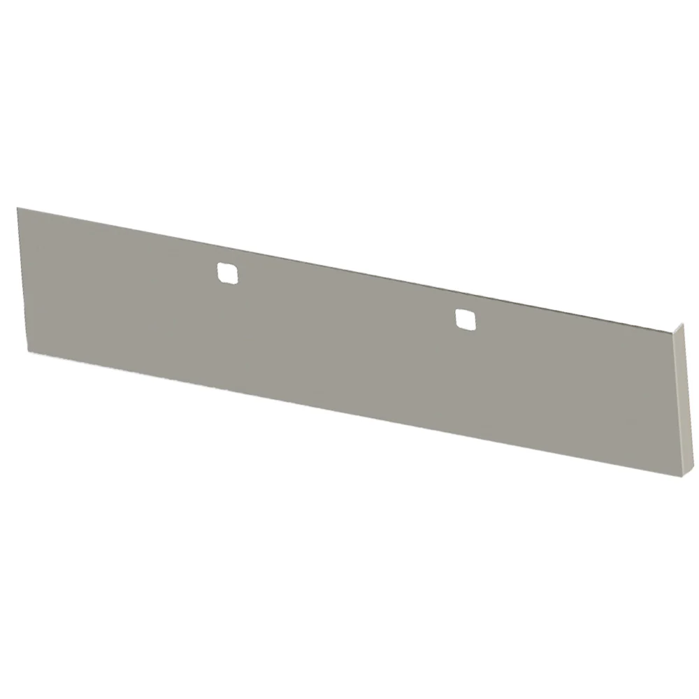 22" Peterbilt 365, 367, 388, 389, 567 Kenworth W990 Boxed End Chrome Plated Blind Mount Bumper with Tow Holes