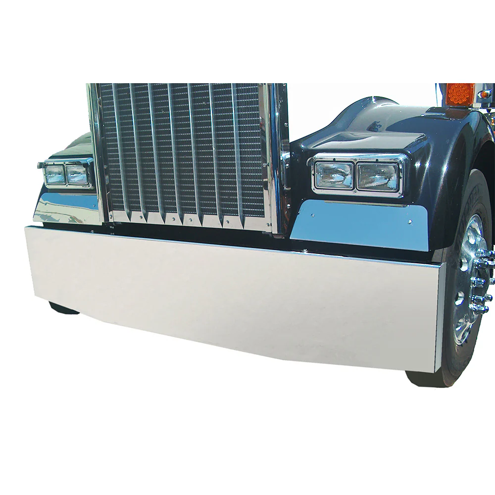 22" Tapered Boxed End Stainless Steel Bumper with Blind Mount Plate