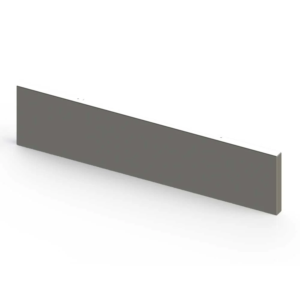 22" Universal Chrome Plated Stainless Steel Boxed End Blind Mount Bumper
