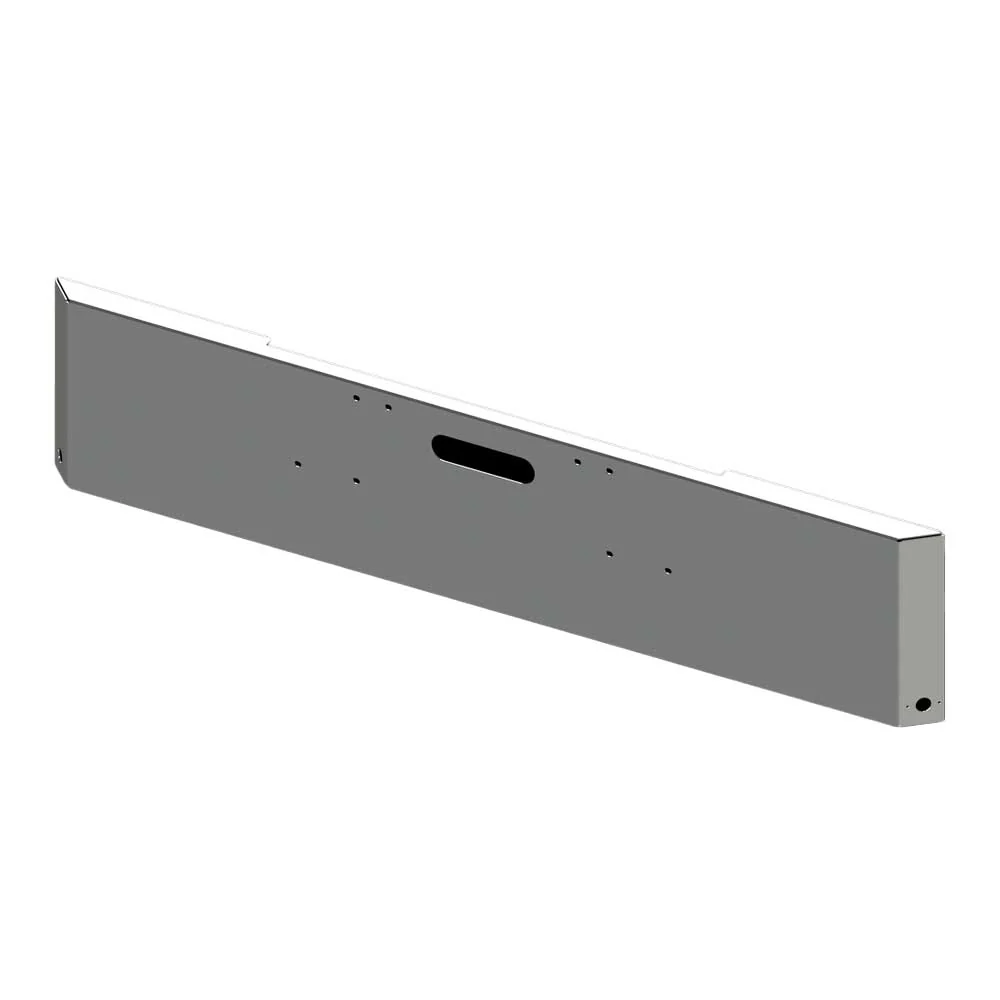 22" Freightliner Classic 1994-2003 Mitered End Chrome Bumper with Tow and Watermelon Side Cutouts
