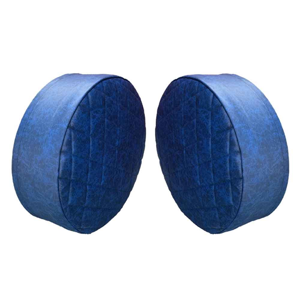 23" Blue Quilted Fuel Tank Covers