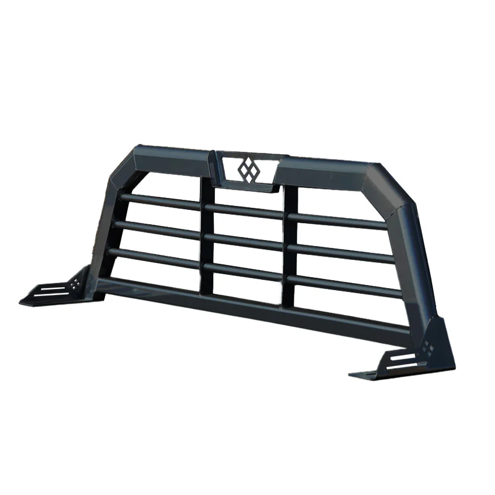 23X73 Satin Black Merritt Cab High Pick-Up Horizontal Bar Headache Rack "“ Ram Raptor