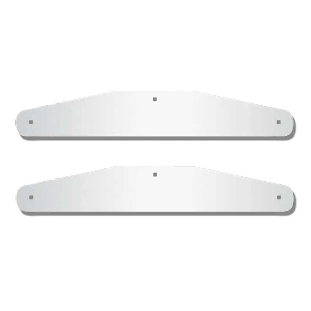 24" 11 Gauge Bottom Stainless Steel Mud Flap Weight (PR)