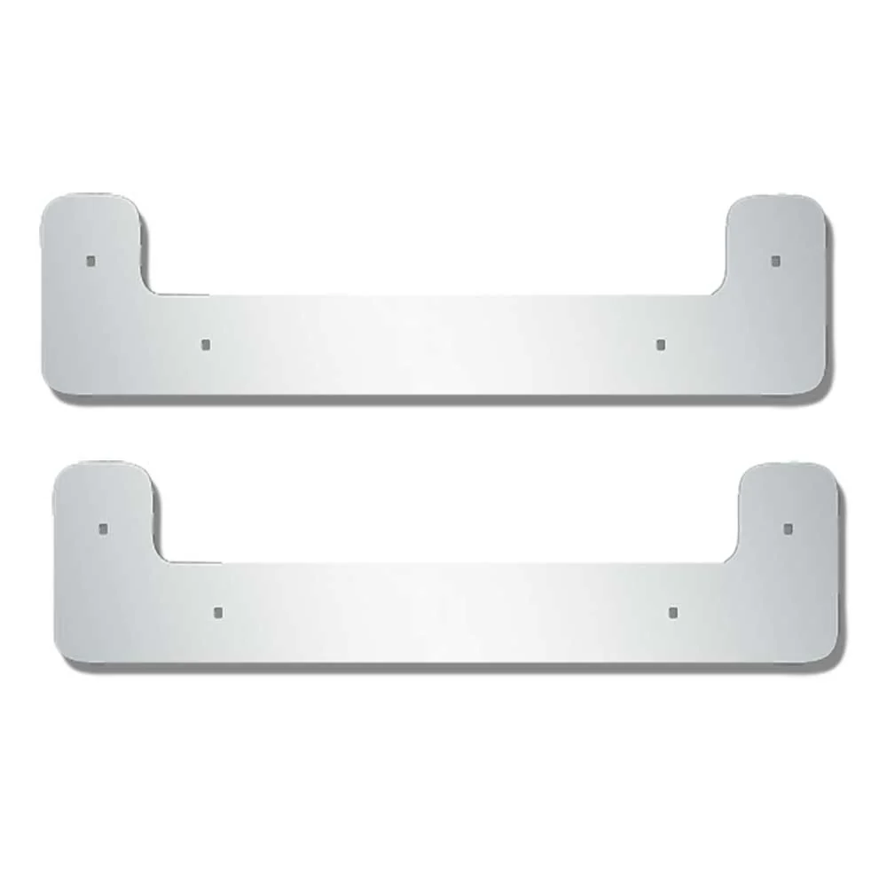 24" 11 Gauge Stainless Steel U Shaped Mud Flap Weight (PR)