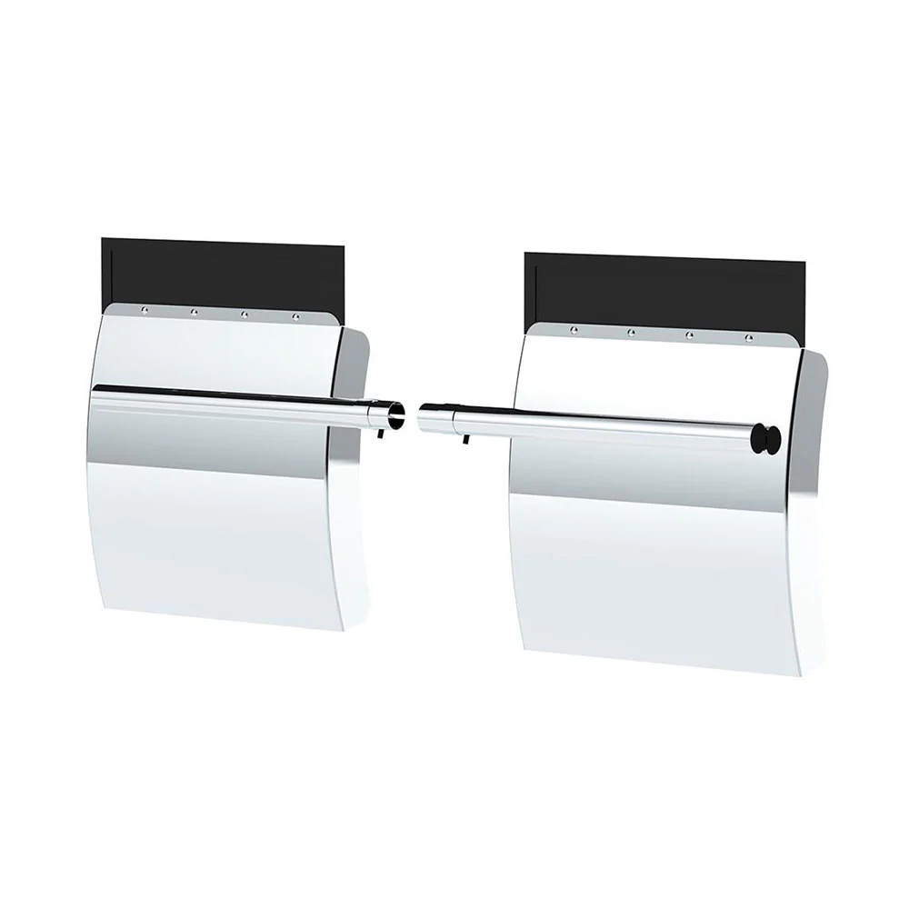 24" 430 Stainless Steel Quarter Fender with Tube Bracket Set