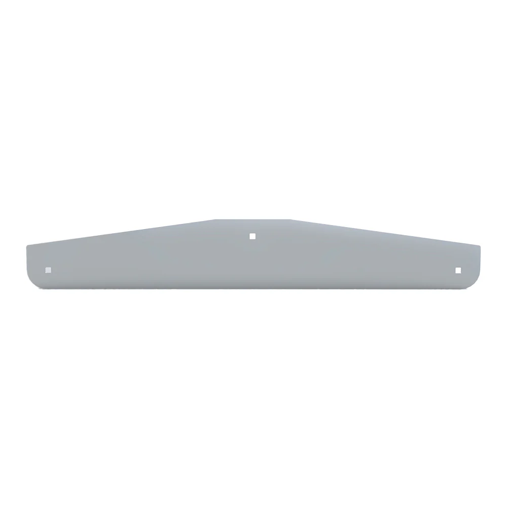 24" Angled Blank Plated Mud Flap Weight