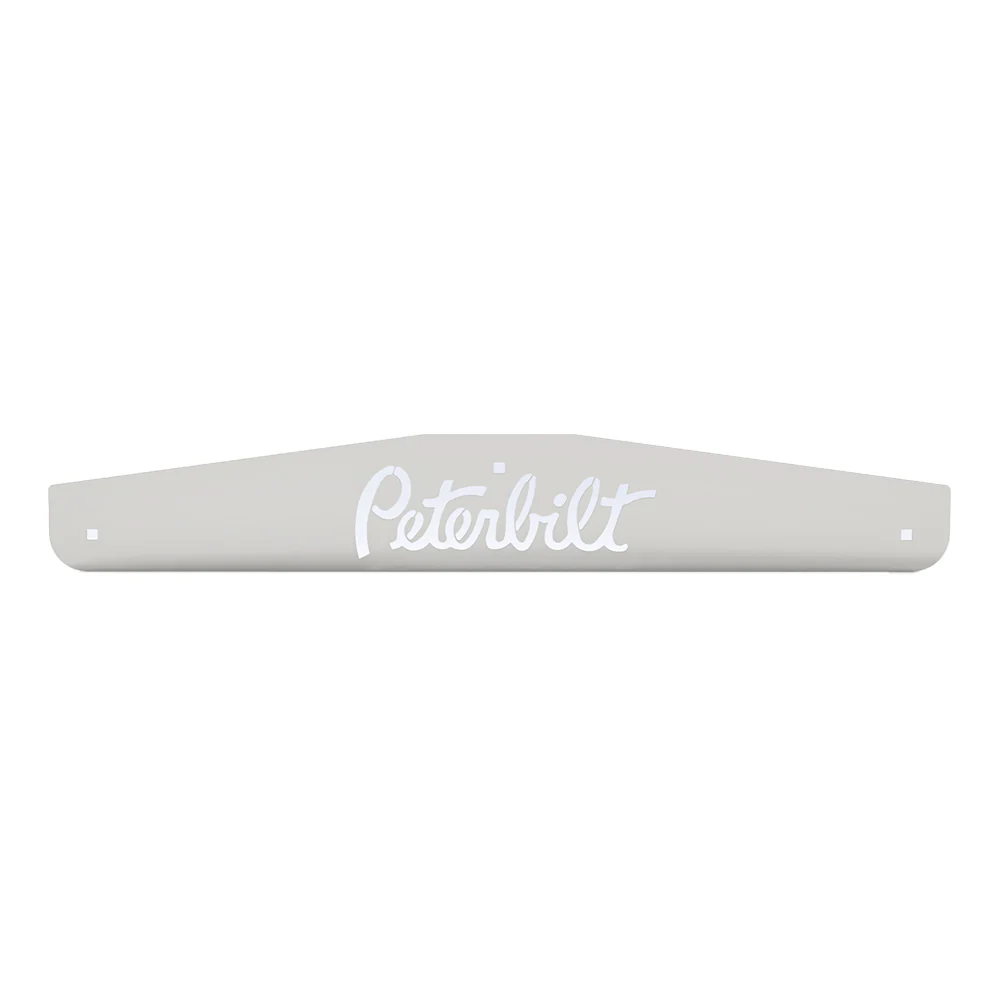 24" Angled Peterbilt Plated Mud Flap Weight