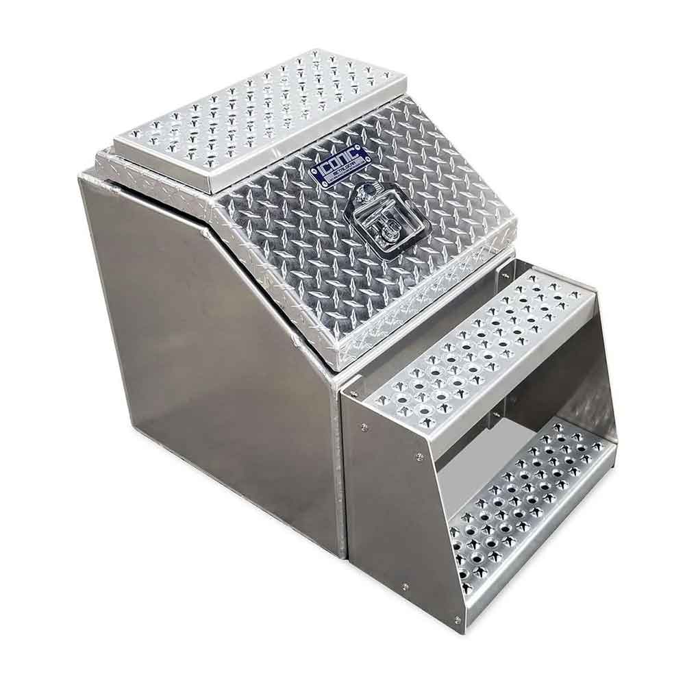 24" Big Mouth Diamond Plate Step Box