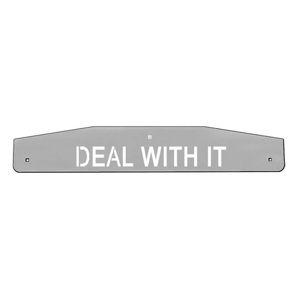 24" Stainless Steel Deal With It Bottom Weight