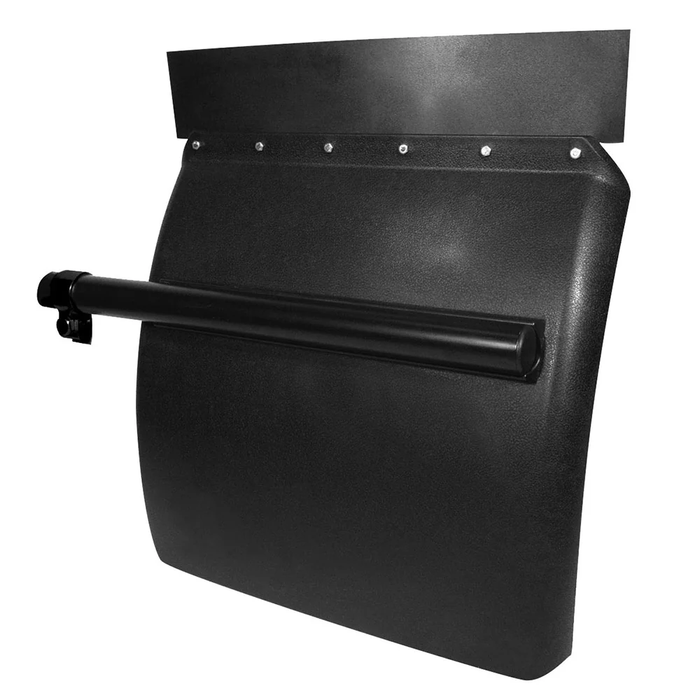 24" x 24" Black Poly Quarter Fenders (PR) - Image 2