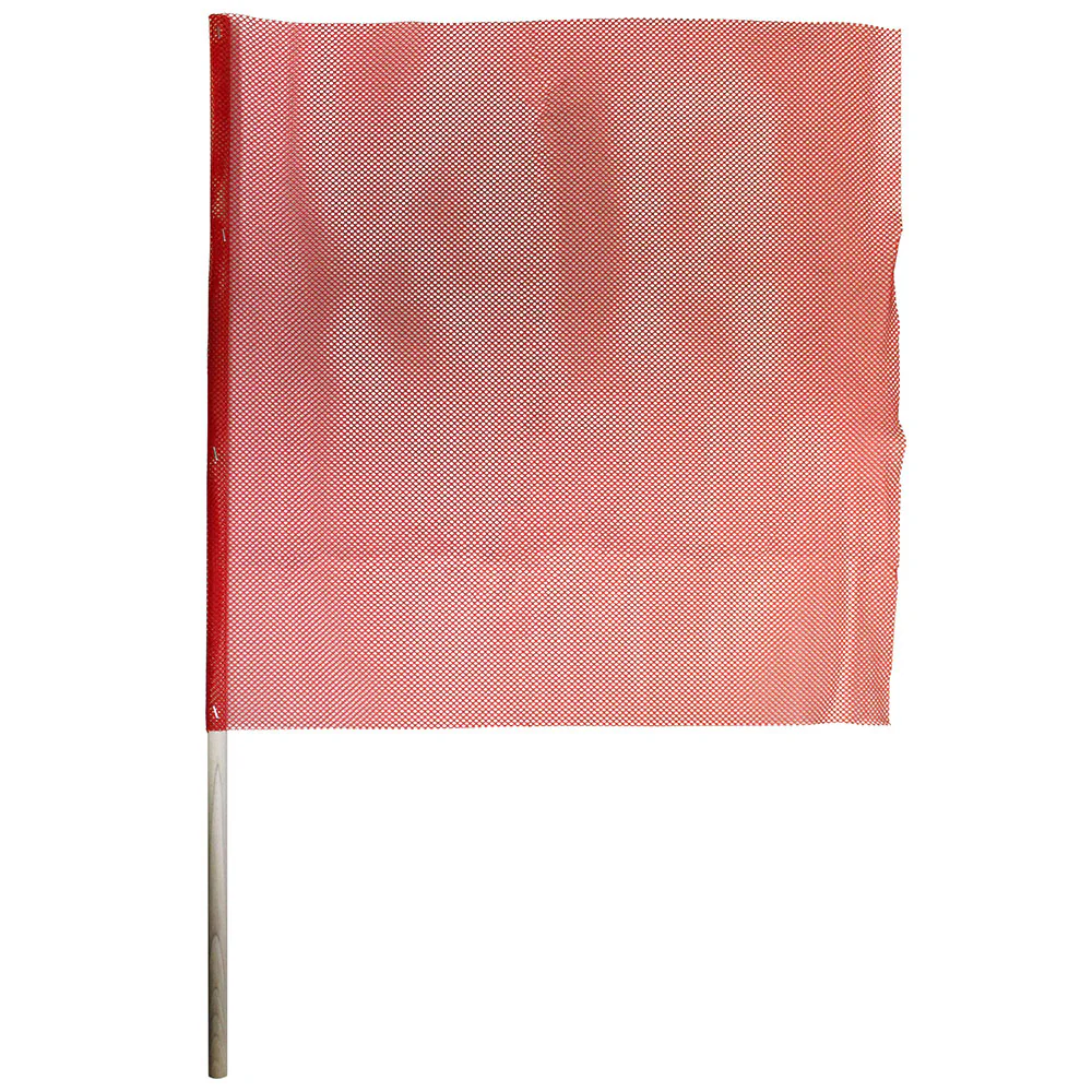 24" x 24" Mesh Flag with 3' Pole