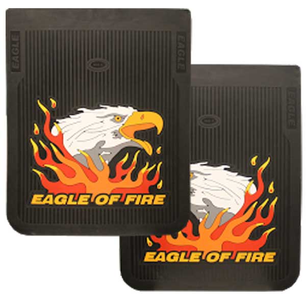 24" x 30" Eagle of Fire Vertical Mud Flaps (PR)