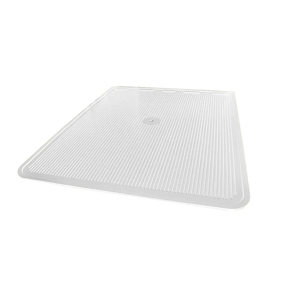 24" x 30" High Resistance White Poly Mud Flap - Image 3