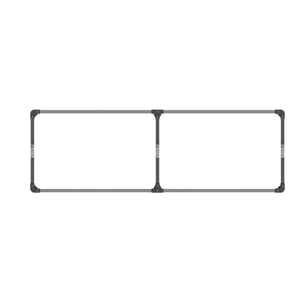 24" x 74" Aluminum Hoop with 3 Crossmembers